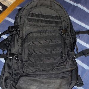 Premium Black Tactical Backpack with MOLLE Panel - S.O.C brand